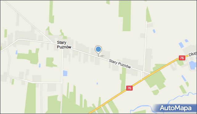 Stary Puznów, Stary Puznów, mapa Stary Puznów