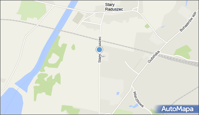 Stary Raduszec, Stary Raduszec, mapa Stary Raduszec