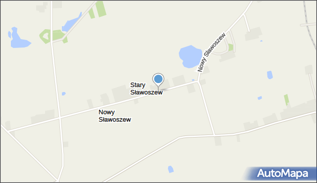 Stary Sławoszew, Stary Sławoszew, mapa Stary Sławoszew