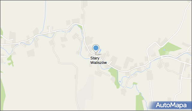 Stary Waliszów, Stary Waliszów, mapa Stary Waliszów