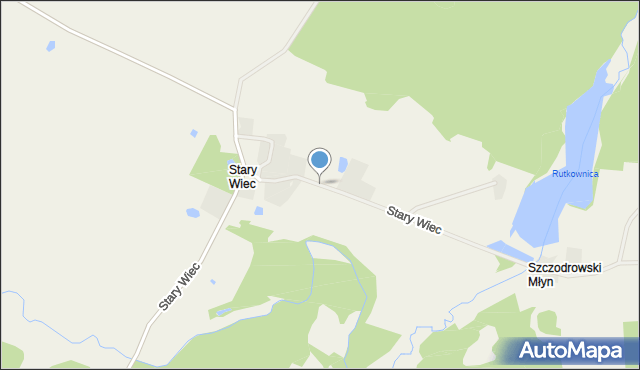 Stary Wiec, Stary Wiec, mapa Stary Wiec