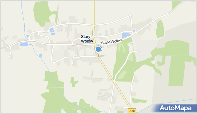 Stary Wołów, Stary Wołów, mapa Stary Wołów