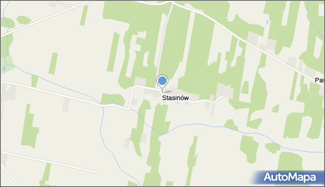 Stasinów gmina Tłuszcz, Stasinów, mapa Stasinów gmina Tłuszcz