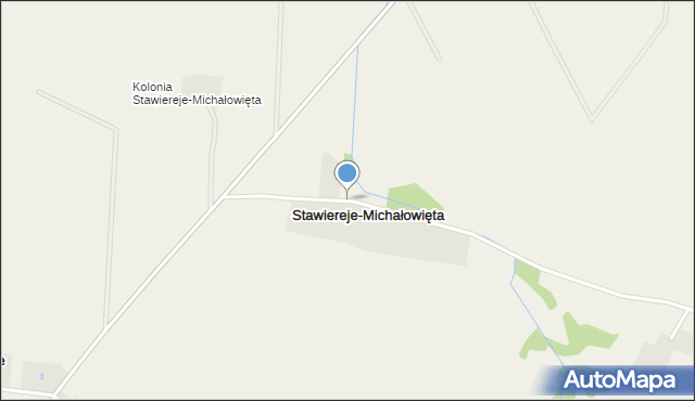 Stawiereje-Michałowięta, Stawiereje-Michałowięta, mapa Stawiereje-Michałowięta