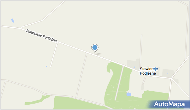 Stawiereje Podleśne, Stawiereje Podleśne, mapa Stawiereje Podleśne