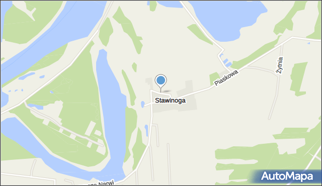 Stawinoga, Stawinoga, mapa Stawinoga