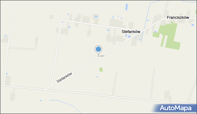 Stefanków gmina Jasieniec, Stefanków, mapa Stefanków gmina Jasieniec