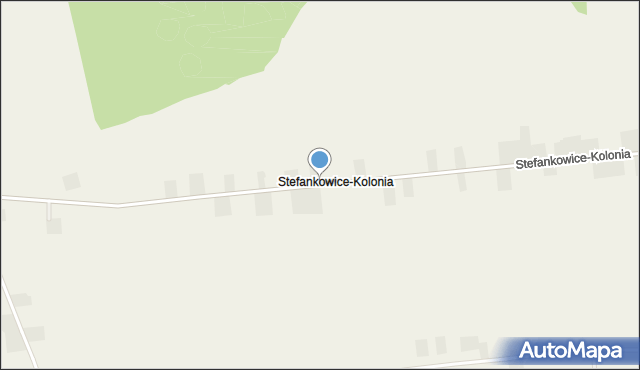 Stefankowice-Kolonia, Stefankowice-Kolonia, mapa Stefankowice-Kolonia