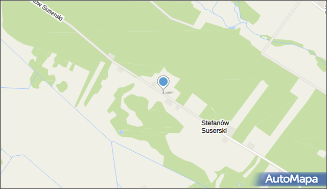 Stefanów Suserski, Stefanów Suserski, mapa Stefanów Suserski