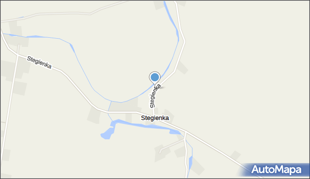 Stegienka, Stegienka, mapa Stegienka