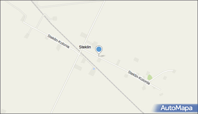 Steklin, Steklin-Kolonia, mapa Steklin
