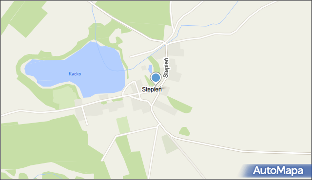 Stepień, Stepień, mapa Stepień