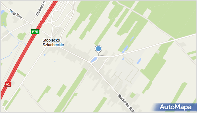 Stobiecko Szlacheckie, Stobiecko Szlacheckie, mapa Stobiecko Szlacheckie