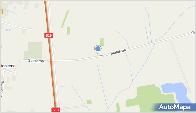 Stobierna gmina Trzebownisko, Stobierna, mapa Stobierna gmina Trzebownisko