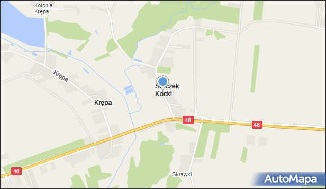 Stoczek Kocki, Stoczek Kocki, mapa Stoczek Kocki