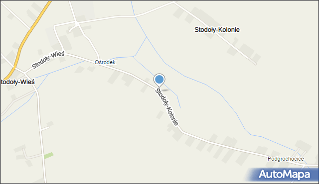 Stodoły-Kolonie, Stodoły-Kolonie, mapa Stodoły-Kolonie