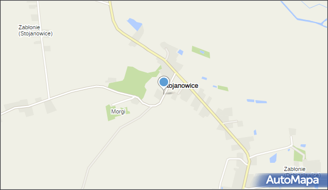 Stojanowice, Stojanowice, mapa Stojanowice