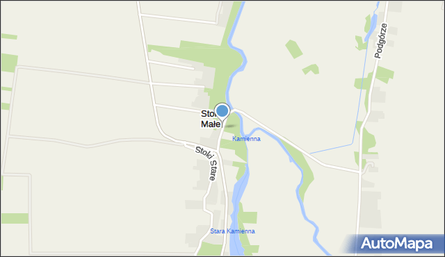 Stoki Małe, Stoki Małe, mapa Stoki Małe