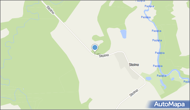 Stolno gmina Miłakowo, Stolno, mapa Stolno gmina Miłakowo