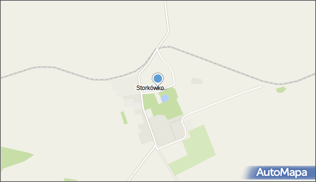 Storkówko, Storkówko, mapa Storkówko