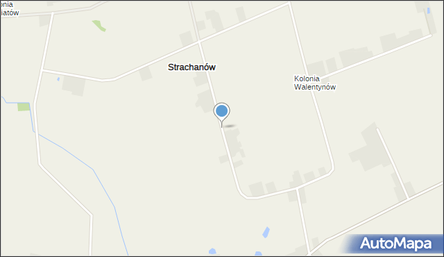 Strachanów, Strachanów, mapa Strachanów