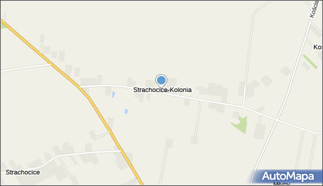 Strachocice-Kolonia, Strachocice-Kolonia, mapa Strachocice-Kolonia