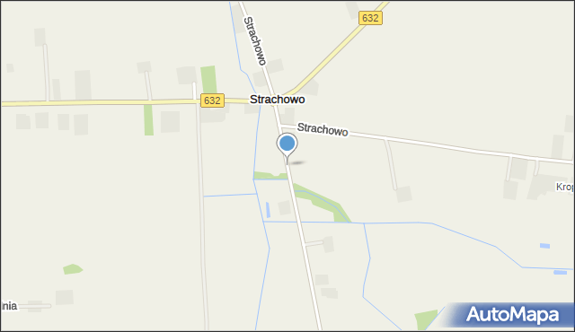 Strachowo, Strachowo, mapa Strachowo