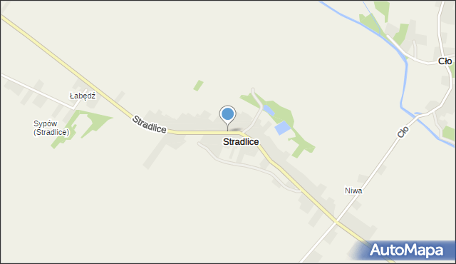 Stradlice, Stradlice, mapa Stradlice