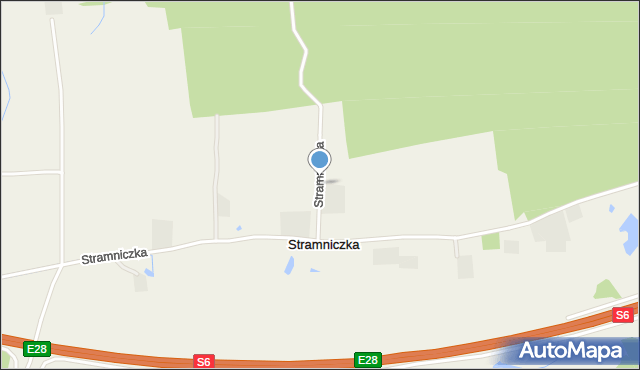 Stramniczka, Stramniczka, mapa Stramniczka