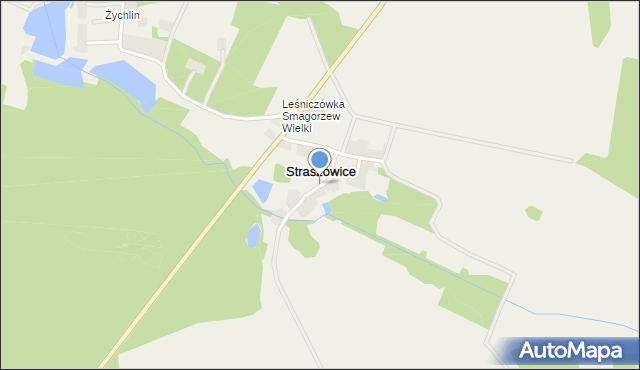 Straszowice, Straszowice, mapa Straszowice