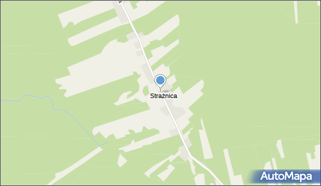 Strażnica gmina Smyków, Strażnica, mapa Strażnica gmina Smyków