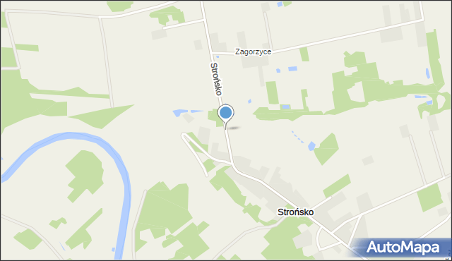 Strońsko, Strońsko, mapa Strońsko