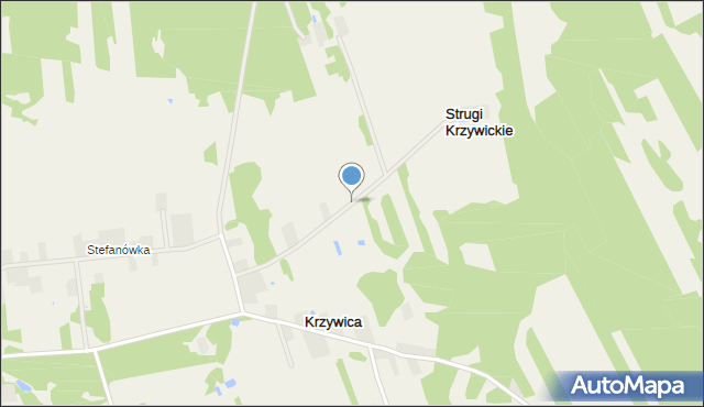Strugi Krzywickie, Strugi Krzywickie, mapa Strugi Krzywickie