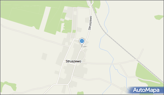 Struszewo, Struszewo, mapa Struszewo