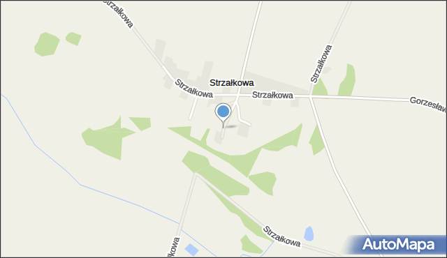 Strzałkowa, Strzałkowa, mapa Strzałkowa