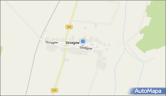 Strzegów gmina Strzelin, Strzegów, mapa Strzegów gmina Strzelin