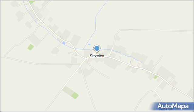 Strzelce gmina Domaszowice, Strzelce, mapa Strzelce gmina Domaszowice