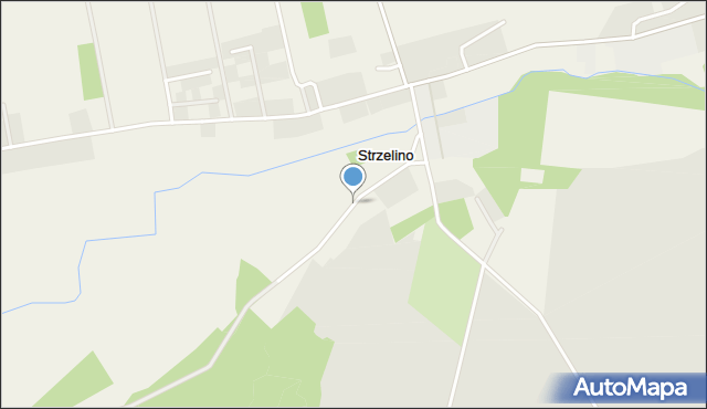 Strzelino, Strzelino, mapa Strzelino