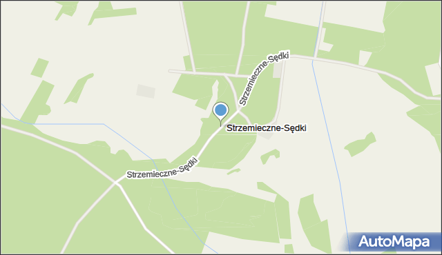 Strzemieczne-Sędki, Strzemieczne-Sędki, mapa Strzemieczne-Sędki