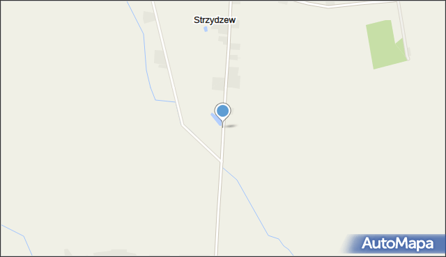 Strzydzew, Strzydzew, mapa Strzydzew