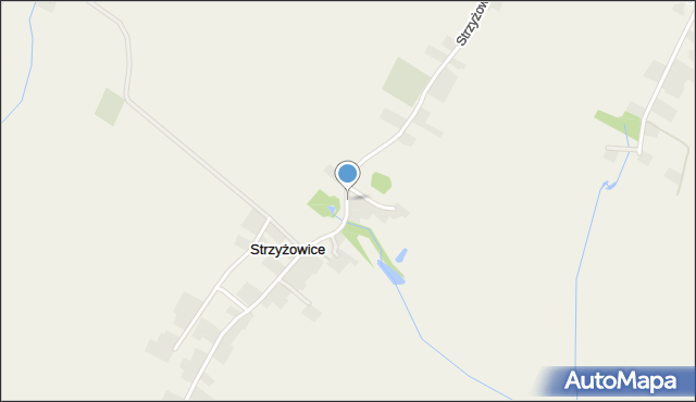 Strzyżowice gmina Opatów, Strzyżowice, mapa Strzyżowice gmina Opatów