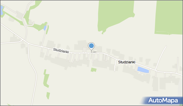 Studzianki gmina Zakrzówek, Studzianki, mapa Studzianki gmina Zakrzówek