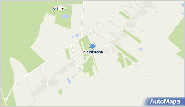 Studzianna gmina Borek Wielkopolski, Studzianna, mapa Studzianna gmina Borek Wielkopolski