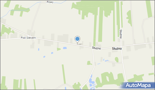 Stużno, Stużno, mapa Stużno