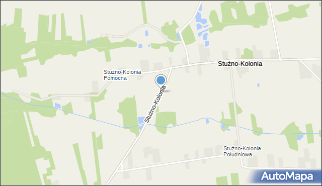 Stużno-Kolonia, Stużno-Kolonia, mapa Stużno-Kolonia