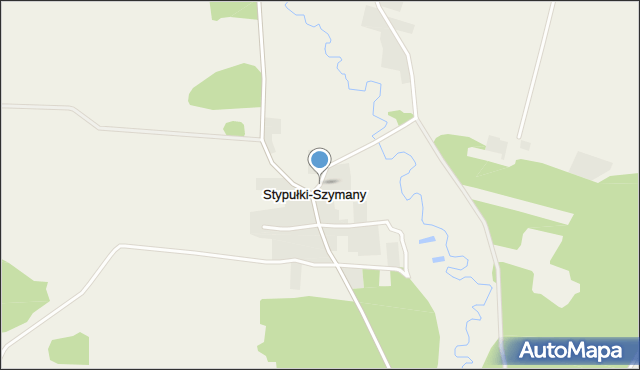 Stypułki-Szymany, Stypułki-Szymany, mapa Stypułki-Szymany