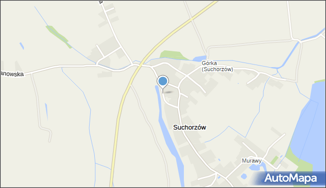 Suchorzów, Strażacka, mapa Suchorzów