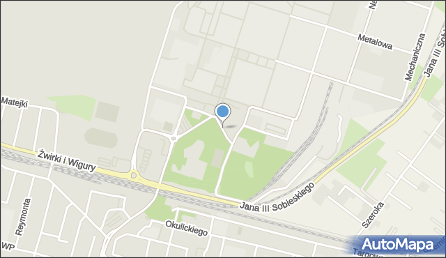 Świdnik, Strażacka, mapa Świdnika