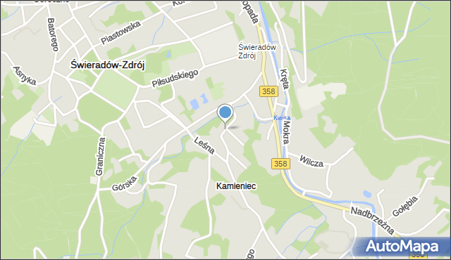 Świeradów-Zdrój, Stokowa, mapa Świeradów-Zdrój