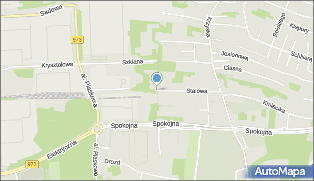 Tarnów, Stalowa, mapa Tarnów